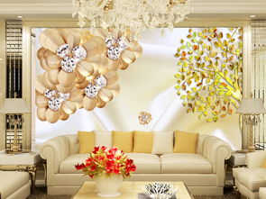 精品高端浮雕花朵3d立體電視背景墻圖片素材 效果圖下載